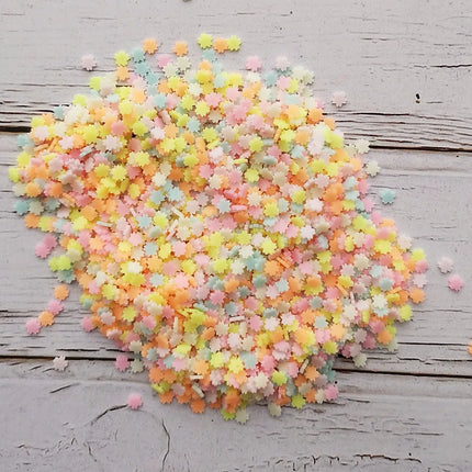 100g/bag Slime Filler Clay Sprinkles Filler Toys Accessories Candy Fake Cake Dessert Slices Decoration Heart Shape