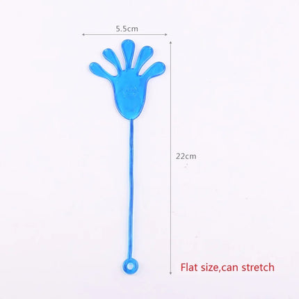 10 Pcs/Bag Sticky Hands Palm Elastic Slap Hands Palm Toy Children Kids Party Favors Novelty Gift Funny Jokes Pranks Toys