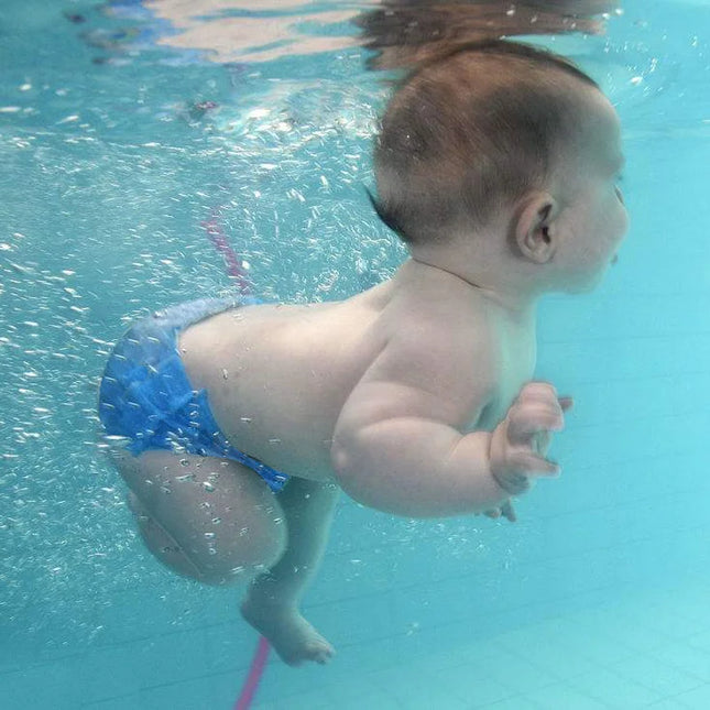 Baby Swim Nappy Diaper Cover Swimwear Cloth Nappies Swimming Trunks Pool Pants Infant Toddler Kids Boys Girls Solid Panties
