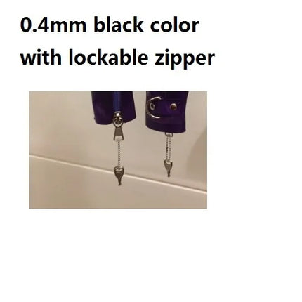 Latex Fetish Hand Bondage Boxing Gloves w/o Finger  Tight Clasp Iron Ring  Lockable  Zipper Available