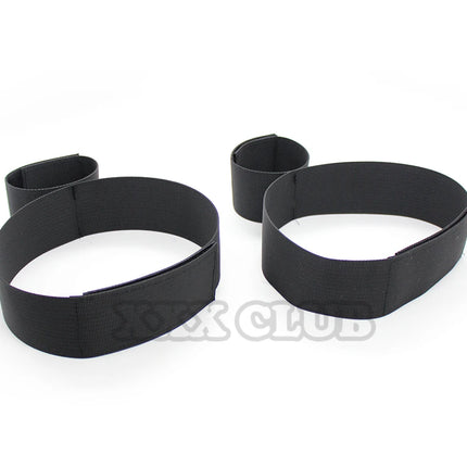 Thierrry Forced Orgasm Restraint Kit Chastity Briefs  Wtrap Device AV Vibrator Masturbation Belt Wrist to Thigh Cuffs Bondage