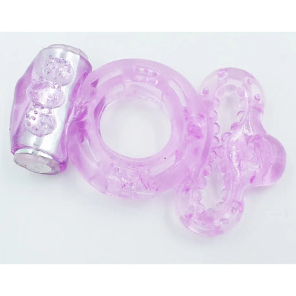 longer-lasting ring sex vibrator stronger erection tingling additional stimulation finger rings bullet Vibrating Love Ring