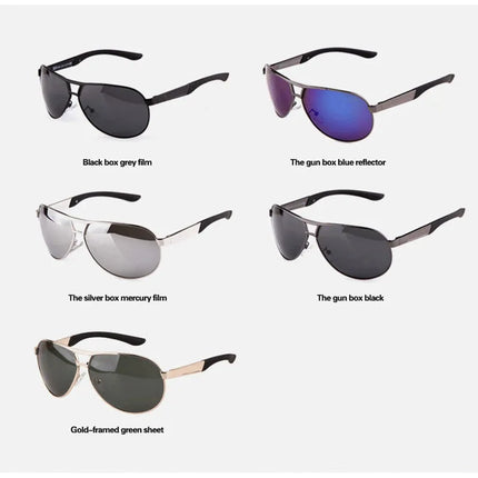 Hot Fashion Men's UV400 Polarized Coating Sunglasses men Driving Mirrors Oculos Eyewear Sun Glasses for Man Sunwear