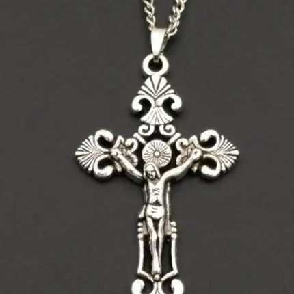 New Fashion Vintage 12 Mixed Ankh Cross Charms Pendants Necklace Spiritual protection For Women Men Jewelry Fast shipping