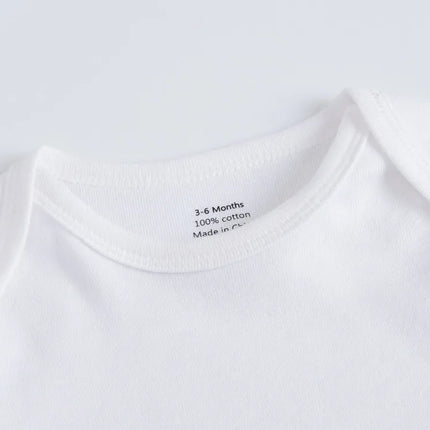 Solid White Baby Clothes Long Sleeve Cotton Baby Girls Boys Bodysuit Newborn body bebe 0-24 months Infant Jumpsuit