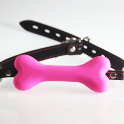 bone Gag Adult Fetish Stopper mute Sex games toys harness Boutique Strict Silicone Bit restraint Bondage Gear Pony&Puppy Play