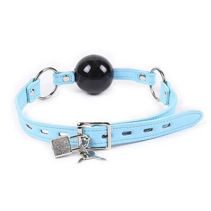 Bondage Boutique Silicone Ball Gag Adult Fetish mute Sex games toys Lock Pin harness Bondage Boutique restraint for women