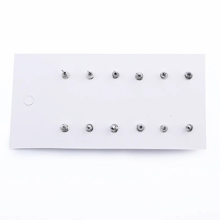 6 Pairs/set Pearl Stud Earrings for Women Charm Temperament Earrings Fashion Jewelry Simulated Pearl Earrings Wedding Jewelry