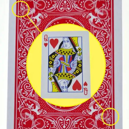 Marked Stripper Deck Magic Tricks Marked Playing Cards Poke Toys Close Up Street Illusions Gimmicks Mentalism Props Magia Card