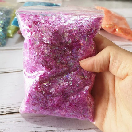 100g Candy  DIY Slime Shell Paper Filler Clay Toy Accessories Decoration Jelly Mud Hand Gum Kids