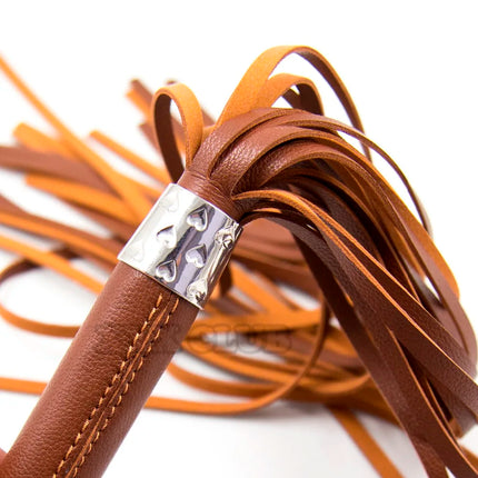 Thierry Leather Flirting Horse Whip Flogger Spanking Bondage Whip Slave Sex  Toys For Couples Stimulation Adult sex tamed Game