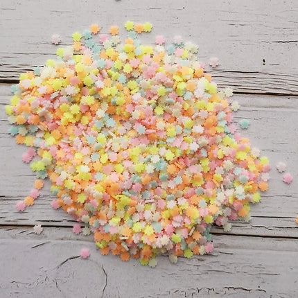 FLA 100g Slime Clay Fake Candy Sweets Sugar Sprinkle Decorations for Fake Cake Dessert Food Particles Decoration Toys