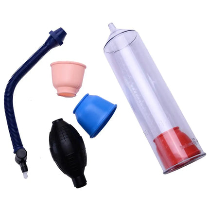 Penis Pump Enlargement Male Sex Penis lasting Delay dildo extender metal pumps Masturbation device Sex Toy for men cock rings