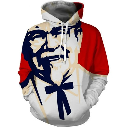 Drop Shipping KFC 3D Printed Sweatshirt For Women Men Hoodies/Zipper Hoodie