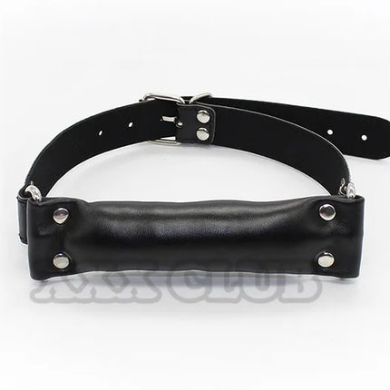 Puppy Play Bite Gag Soft Leather Padded Mouth Gag Slave Dog Bone Harness  Pony Play,Sex Toys For Couple BDSM Sex Products