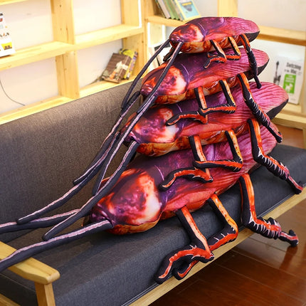 Cockroach Plush Baby Toys Creative Simulation 3D Insect Pillow Cushion Funny Toys Weird Birthday Gift for children