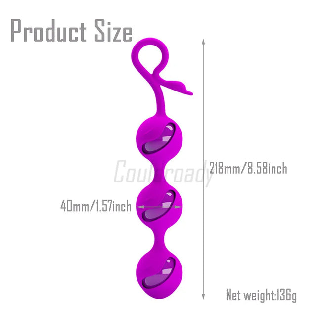 Safe Silicone Smart Balls Kegel Ben Wa Ball Vagina Tighten Exercise Shrinking Vaginal Geisha Egg Sex Toys for Women