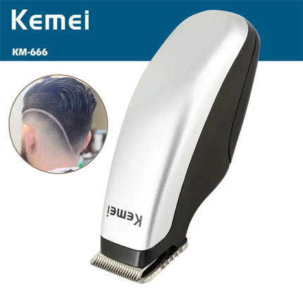 Kemei Newly Design Electric Hair Clipper Mini Portable Hair Trimmer Cutting Machine Beard Barber Razor Men Style Tools KM-666