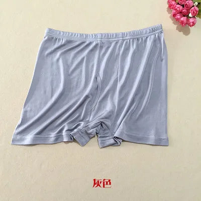 Mulberry Silk Seamless Underwear Men Boxer Natural Silk Male Panties