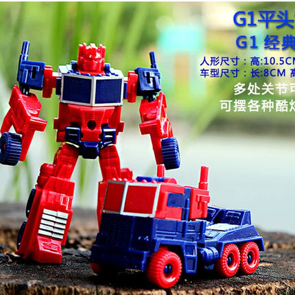 Transformation Deformation Robot Yellow Car Compatible Model Building Kid"s Block Hobbies Car Model early education Kid's Toy