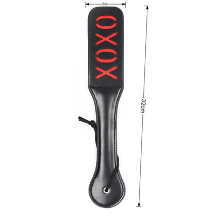 Sex Red Heart XOXO Hollow Out Words Flirting BDSM Toys Paddle Split Whip Hollow out Flogger Sexy Adults Products for Lovers