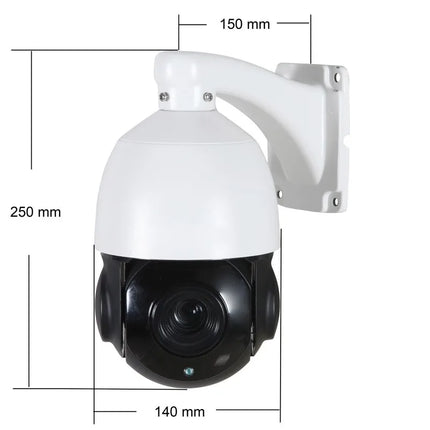 Outdoor 48v POE PTZ ip camera h.264/265 8MP 5MP 4MP speed dome Network onvif-compatible POE ip ptz camera 30x zoom with 60m IR