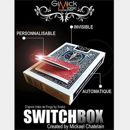 SWITCHBOX (Gimmick+Online Instruct) By Mickael Chatelain Magic Tricks Close Up Magic Props Card Magic Toys Illusions Magician