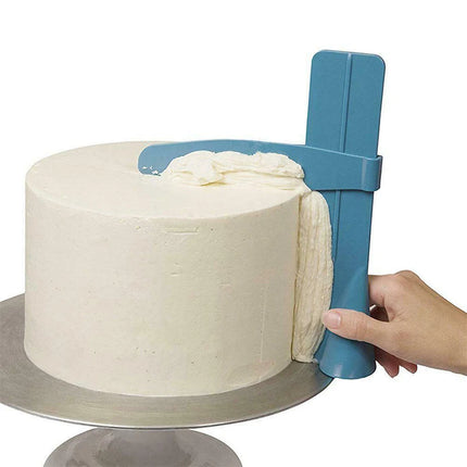 Cake Scraper Adjustable Fondant Spatulas Cake Edge Smoother Polisher Cream Decorating DIY Bakeware Tableware Mold Kitchen Tools