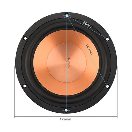 AIYIMA 6.5 Inch Midrange Woofers Hifi Sound Speaker 4 8 Ohm 100W Bass Aluminum Music Loudspeaker DIY Speakers For Bookshelf