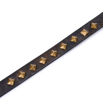Brown Vintage Genuine Leather Sex Bdsm Collar Punk Rivet Slave Bondage Collar Bdsm Fetish Sex Toys For Woman Couples Sm Toys