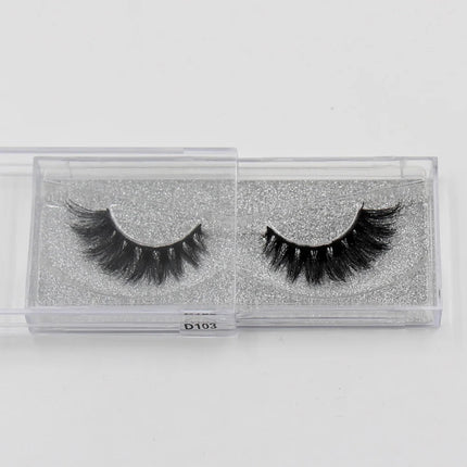 LEHUAMAO 3D Mink Lashes Makeup Eyelashes Fluffy Natural long fake lashes Full stripe reusable False Eyelash Extension 1 Pair