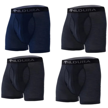 100% Merino Wool Boxer Briefs Men Merino Underwear Base Layer Merino Boxer Brief Underpants Soft Moisture Breathable Asian Size