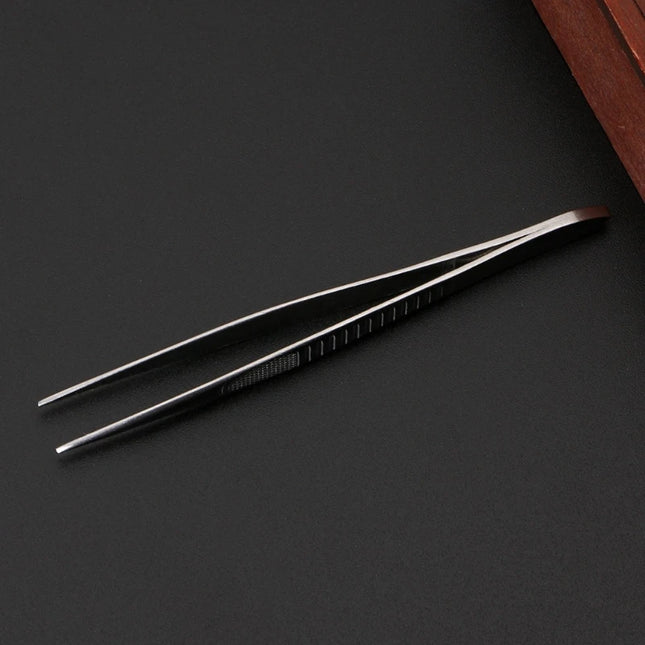 1pc Professional Stainless Steel Straight Fine Point Tweezers For Eyelash Extension Eyebrow Tweezer Make Up Accessories