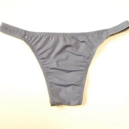 Ice Silk Men's Bikini Underwear Low-waist Male Panties Sexy Translucent  Briefs 16 Colors