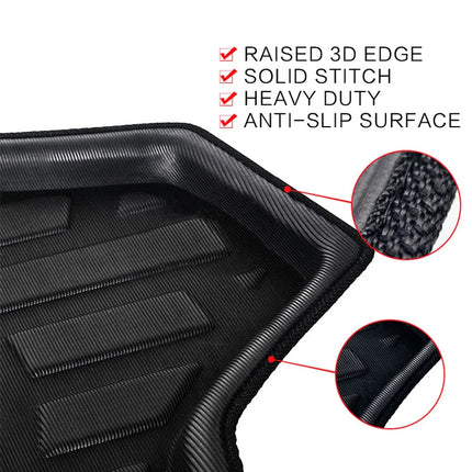Car Rear Boot Cargo Liner Tray Trunk Floor Carpet Mats Carpets Pad Anti-dirty For Ford Explorer 2011 - 2015 2016 2017 2018 2019