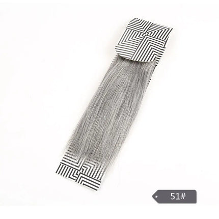 Sleek Hair Peruvian Double Drawn Remy Human Hair Weave Short Yaki Straight #44 #34 #51 #280  Piano Gray Mix Color Bundles