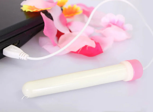 USB Power Heating Rod for Men Hot Masturbators Flashlight Pussy Warmer Sex Toys Adult Product Hand Jobs