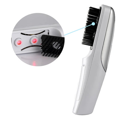 Electric Infrared Hair Brush Comb Laser Treatment Power Grow Comb Stop Hair Loss Massage Set Hot Regrow Therapy Barber Tools