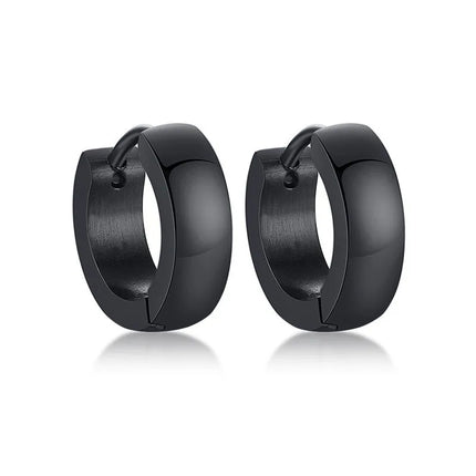 Unisex Stainless Steel Small Hoop Huggie Earrings for Men Woman Ear brinco Jewelry