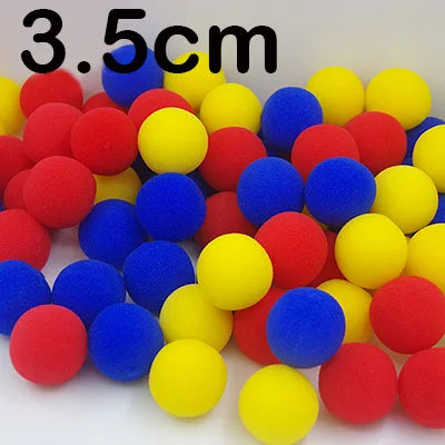 10pcs Super Soft Sponge Ball Finger Magic Tricks Appearing/Vanishing Balls Magia Stage Street Illusions Gimmick Fun Classic Toys