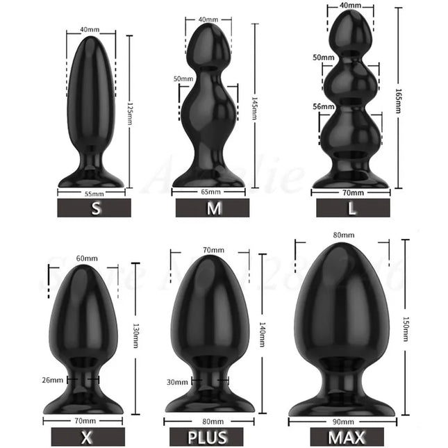 6 Size Soft Silicone Huge Anal Beads Dilatador Anal Plug Big Butt Plug Prostata Massager Erotic Toys Gay Sex Toys for Men Woman
