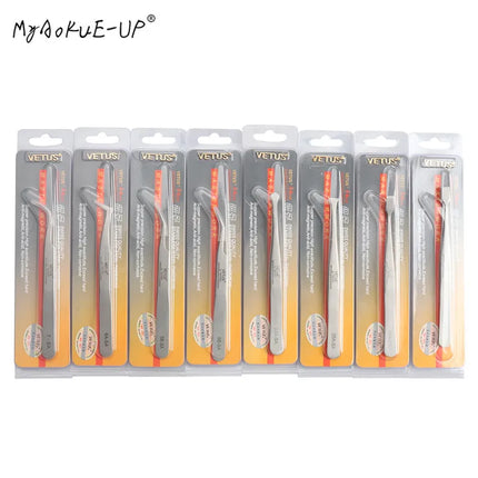 Top Quality VETUS 6A-SA Eyelash Tweezer Stainless Steel anti-static 3D/6D Volume Eyelash Extension Tools