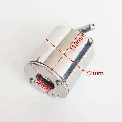 Stainless Steel Testicle Squeezer Device,Scrotum Pendant,Ball Stretchers,extruding Testicle Chastity Lock,Cock Ring,Sex Toy,S081