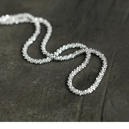 Buyee 925 Sterling Silver Female Simple Anklet Chain Foot Legs Anklet for Women Fashion Star Fine Jewelry Anklets Chain