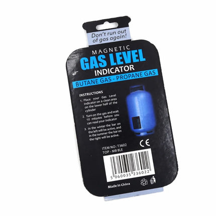 New Magnetic Gas Cylinder Tool Gas Tank Level Indicator Propane Butane LPG Fuel Gauge Caravan Bottle Butane Temperature Meter