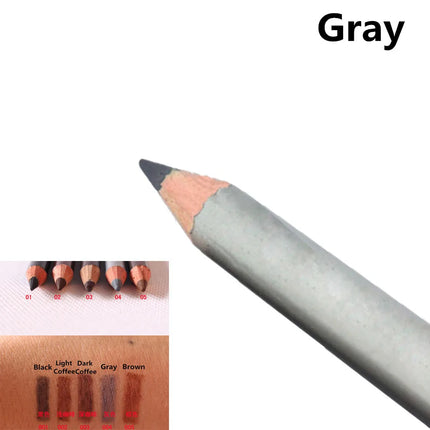1PC Eyebrow Pencil Waterproof Longlasting Leopard Eyeliner Make Up Tool Maquiagem Eye Brow Shadows Pencil+Brush Cosmetic Pen