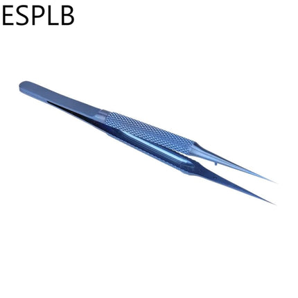 Titanium Alloy/Stainless Steel Tweezers Precision Fly Line 0.15mm Fingerprint Electronic Components Straight/Curved Tip Tweezers