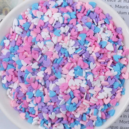 FLA 100g Slime Clay Fake Candy Sweets Sugar Sprinkle Decorations for Fake Cake Dessert Food Particles Decoration Toys