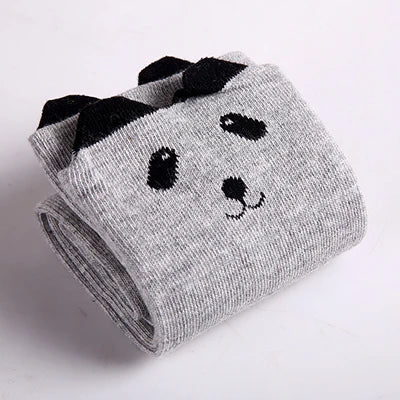 Children warmer ankle short lovely socks Cartoon Cute Kids Girl Knee High Socks infant cotton Baby Animal Over Knee Socks girls