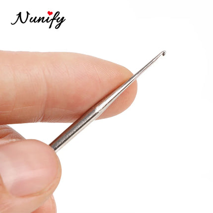 0.5Mm 0.75Mm Dreadlock Needle Crochet Hook For Dread Hair Dreadlocks Accessories Hook Needle For Crochet Braids Hair Tools